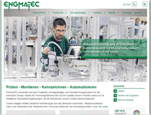 Tablet Screenshot of engmatec.de